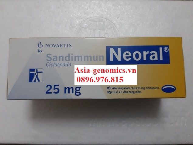 Thuốc Neoral 25mg chống thải ghép tim gan thận