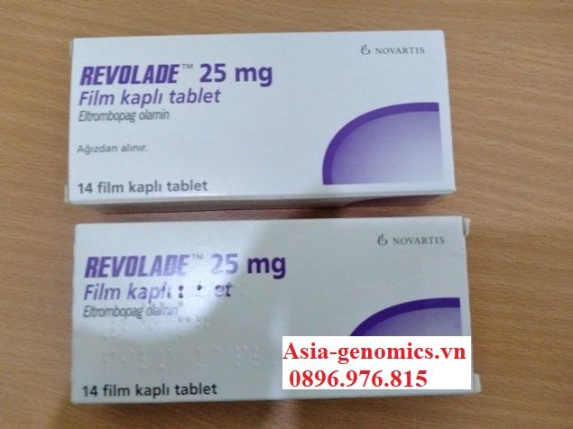 Thuốc điều trị giảm tiểu cầu Revolade 25mg 28 viên