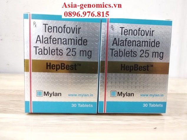 Thuốc Hepbest 25mg điều trị nhiễm virus viêm gan B