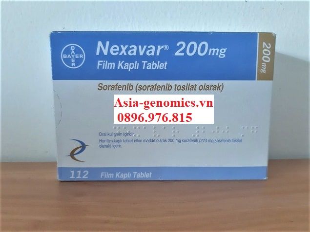 Thuốc Nexavar 200mg Bayer, Hộp 60 Viên điều trị ung thư
