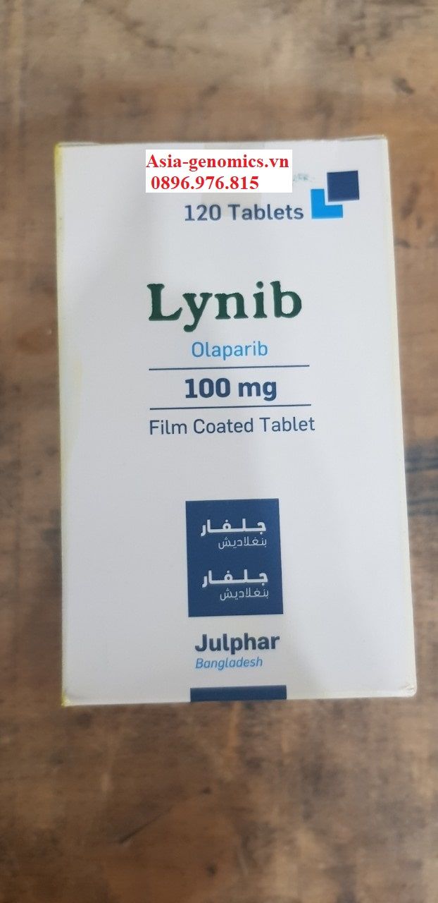 Thuốc Lynib 100mg Olaparib điều trị ung thư buồng trứng