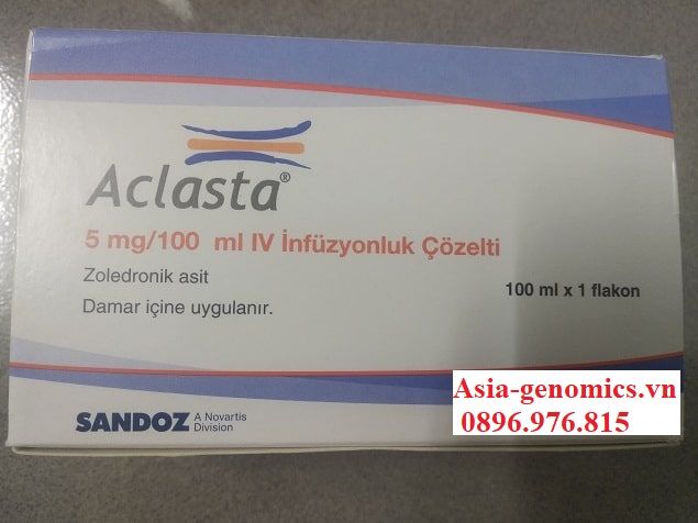 Thuốc Aclasta (Acid zoledronic) Điều trị Loãng xương