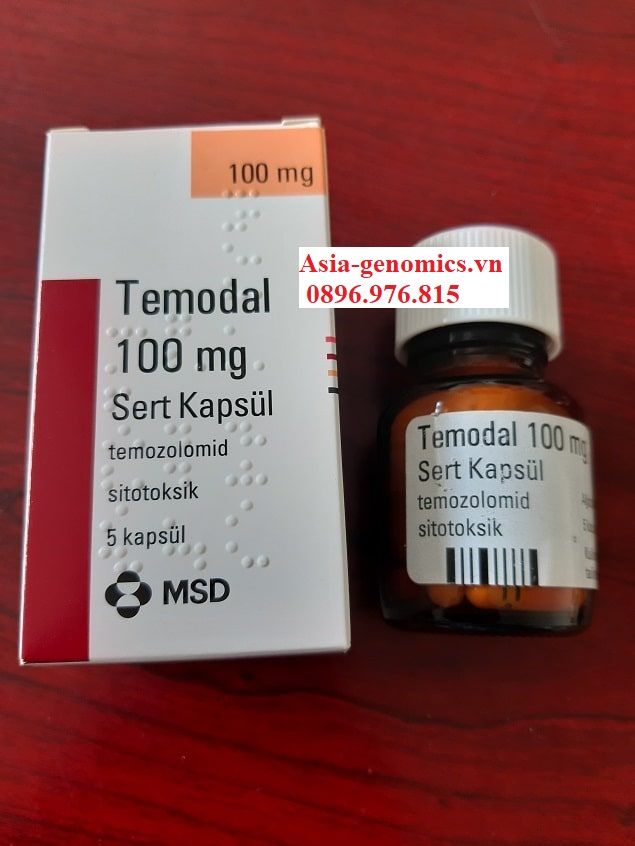 Thuốc Temodal 100mg của MSD điều trị ung thư não