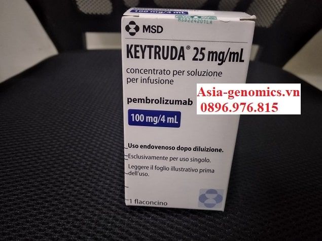 Thuốc Keytruda 100mg4ml Merck điều trị các loại ung thư