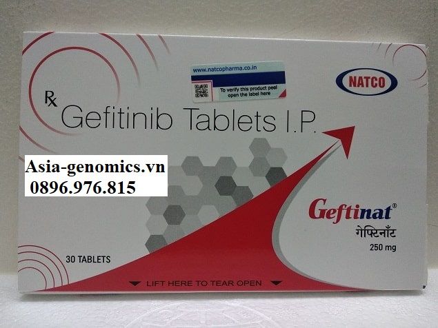 Thuốc Geftinat 250mg gefitinib điều trị ung thư phổi giá tốt