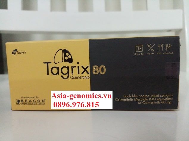 Thuốc Tagrix 80mg Osimertinib điều trị ung thư phổi giá tốt