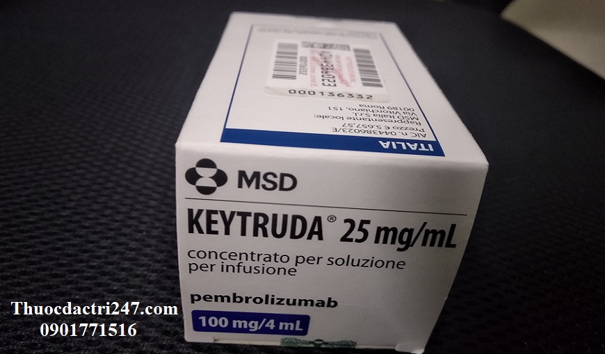 Tương tác thuốc Thuốc Keytruda Pembrolizumab