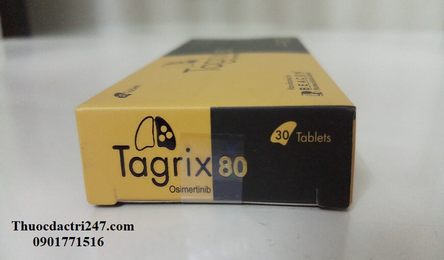 Công dụng và tương tác thuốc Thuốc Tagrix 80mg Osimertinib